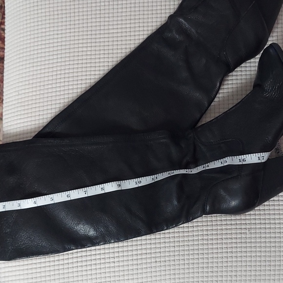 Vince Camuto Braden Tall Black Leather Boots 6.5B - Picture 13 of 13